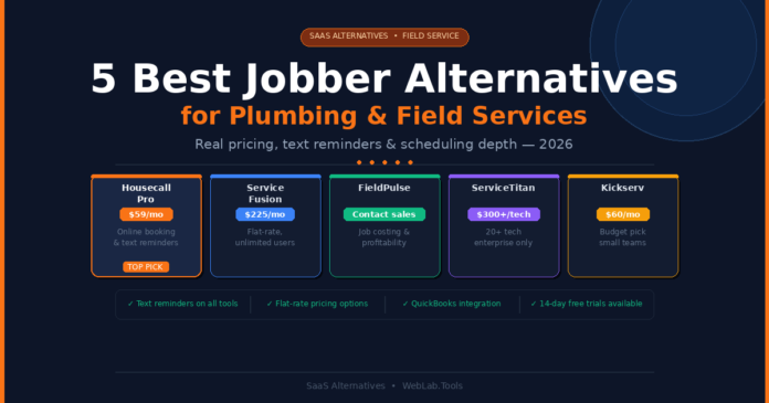 5 Best Jobber Alternatives for Plumbing & Field Services